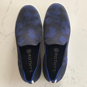 Rothy’s Blue Camo Shoe - Size 8.5